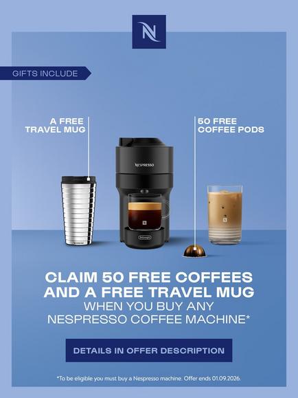Vertuo Pop Coffee Pod Machine by De'Longhi - view 2, Liquorice Black