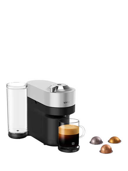Vertuo Pop Plus Coffee Pod Machine by De'Longhi,  Silver, Silver