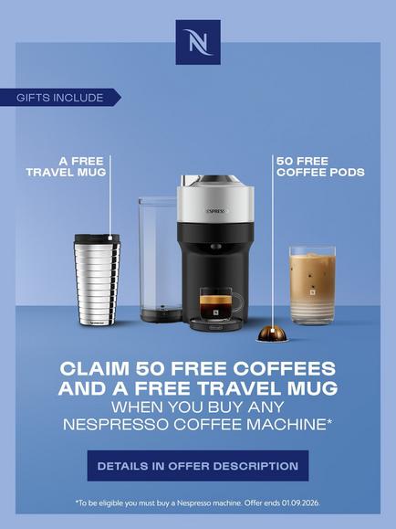 Vertuo Pop Plus Coffee Pod Machine by De'Longhi,  Silver - view 2, Silver