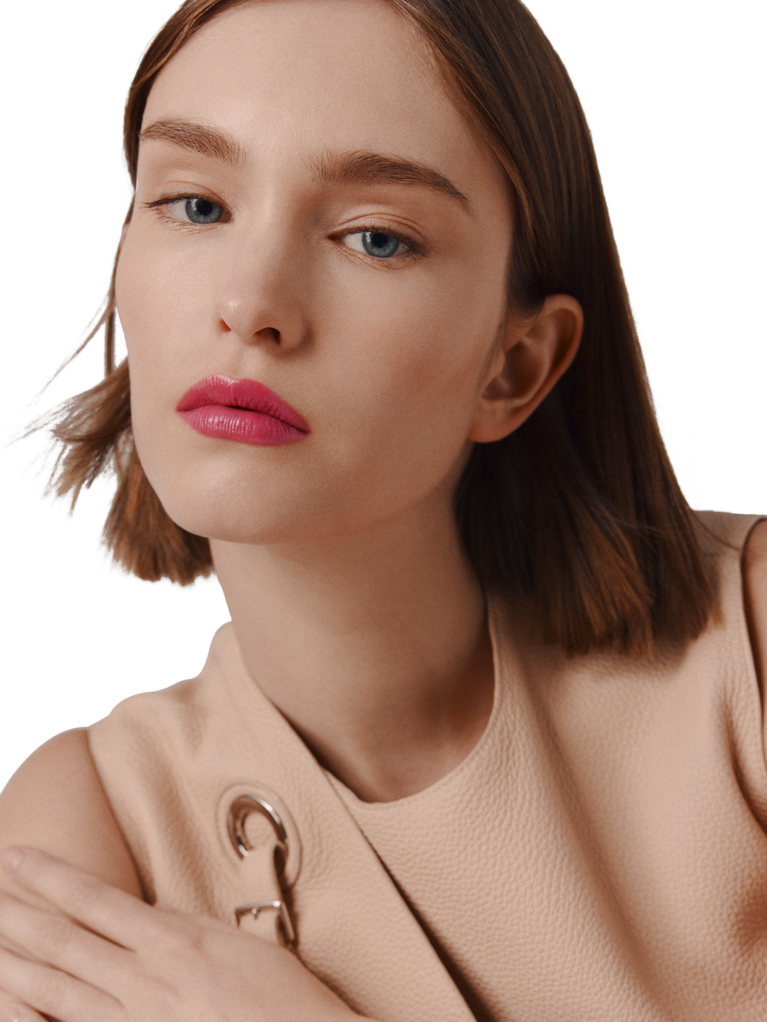 Product image 6 of 8, which shows Hermès Silky Lipstick Shine, 41 Rose Hacienda