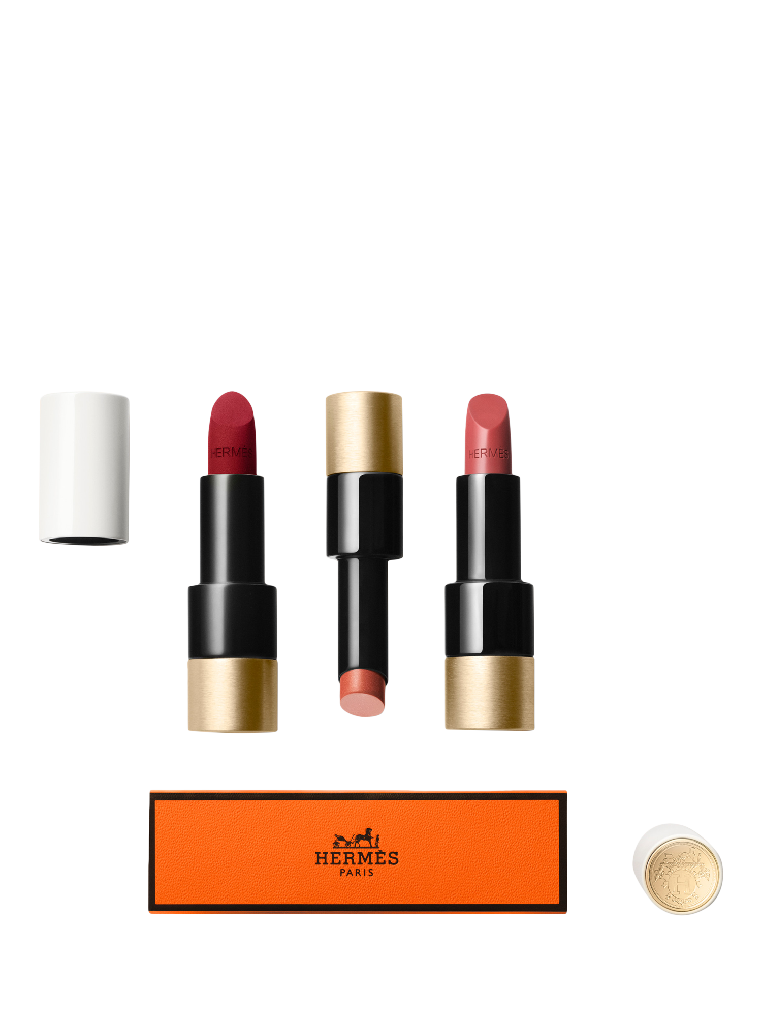 Product image 8 of 8, which shows Hermès Silky Lipstick Shine, 48 Rose Boise