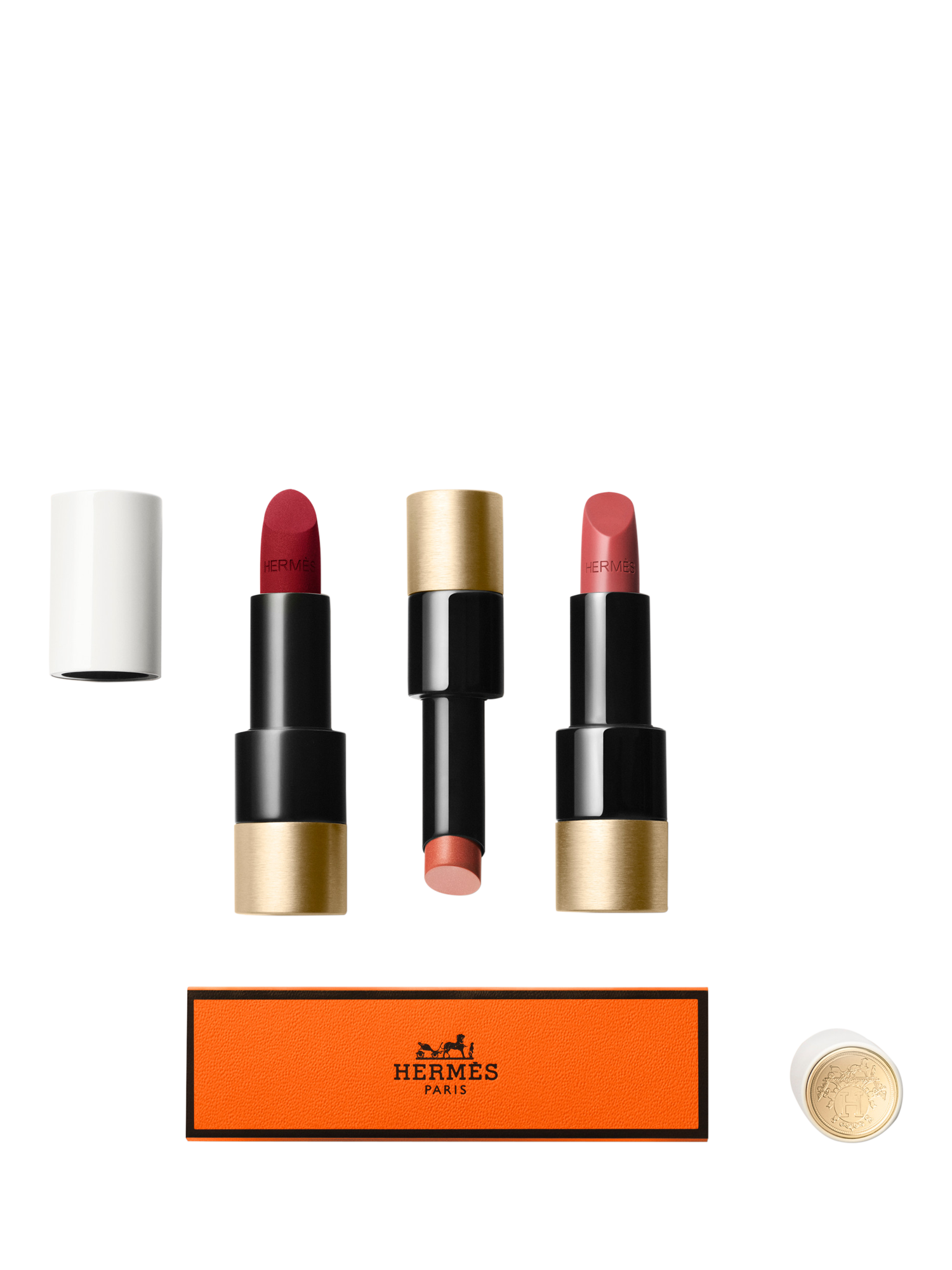 Product image 8 of 8, which shows Hermès Silky Lipstick Shine, 85 Rouge H