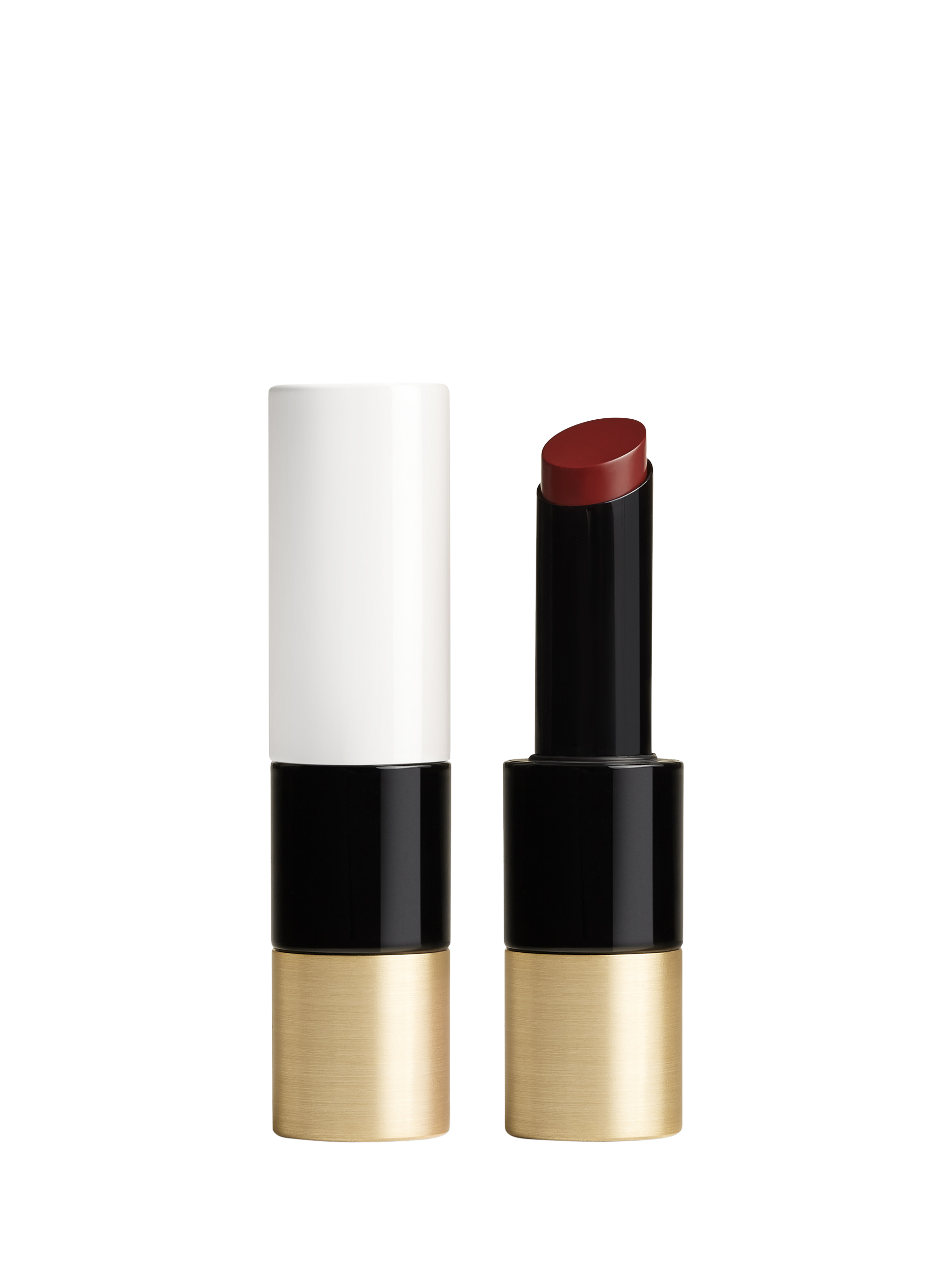Product image 1 of 9, which shows Hermès Silky Lipstick Shine, 87 Brun Sellier