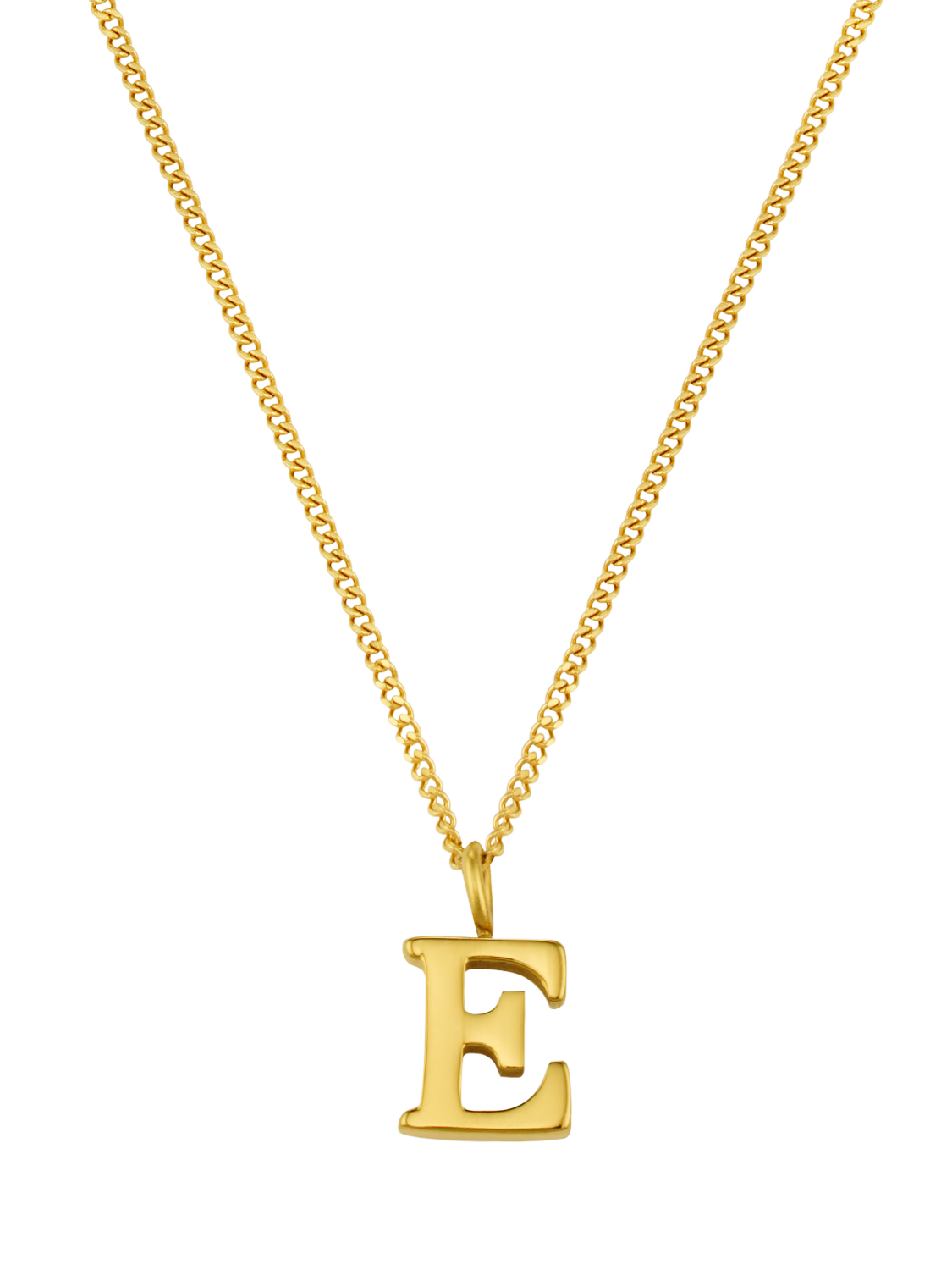 Product image 2 of 2, which shows Luxe Initial Waterproof Necklace Giftbox, Pale Gold E