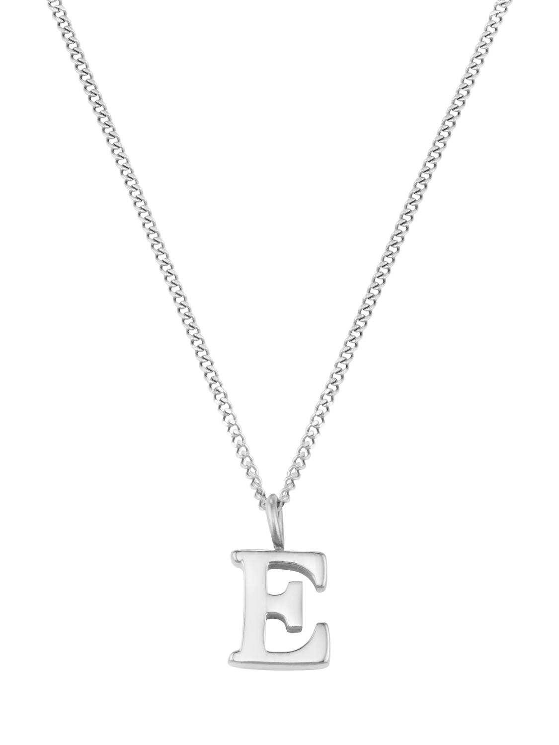 Product image 2 of 2, which shows Luxe Initial Waterproof Necklace Giftbox, Silver, B