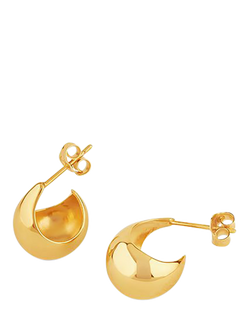 Dinny Hall Scoop Stud Hoop Earrings, Small, Gold