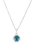 Dinny Hall Rose Cut Charm Pendant, Silver