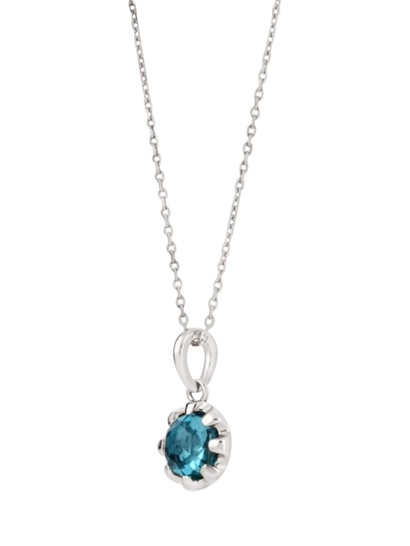 Product image 2 of 4, which shows Dinny Hall Rose Cut Charm Pendant, Silver