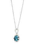 Dinny Hall Rose Cut Charm Pendant, Silver