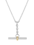 Dinny Hall My World T-Bar Pendant Necklace, Silver