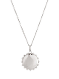 Dinny Hall Sterling Silver Engraved Sun Locket