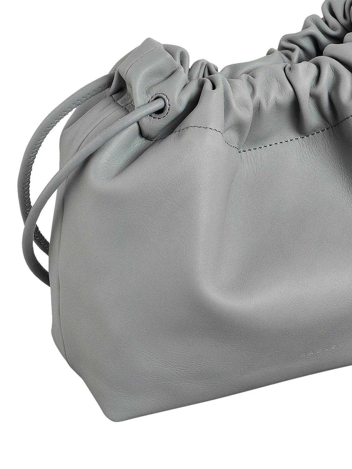 Product image 4 of 5, which shows Radley Blake Mews Leather Medium Open Top Cross Body Bag, Artichoke