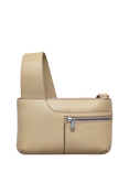 Radley Pockets Mini Zip Top Crossbody Bag, Stone