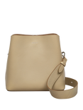 Radley Dukes Place Leather Medium Compartment Crossbody Bag, Stone
