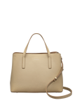 Radley Dukes Place Leather Medium Zip-Top Grab Bag, Stone