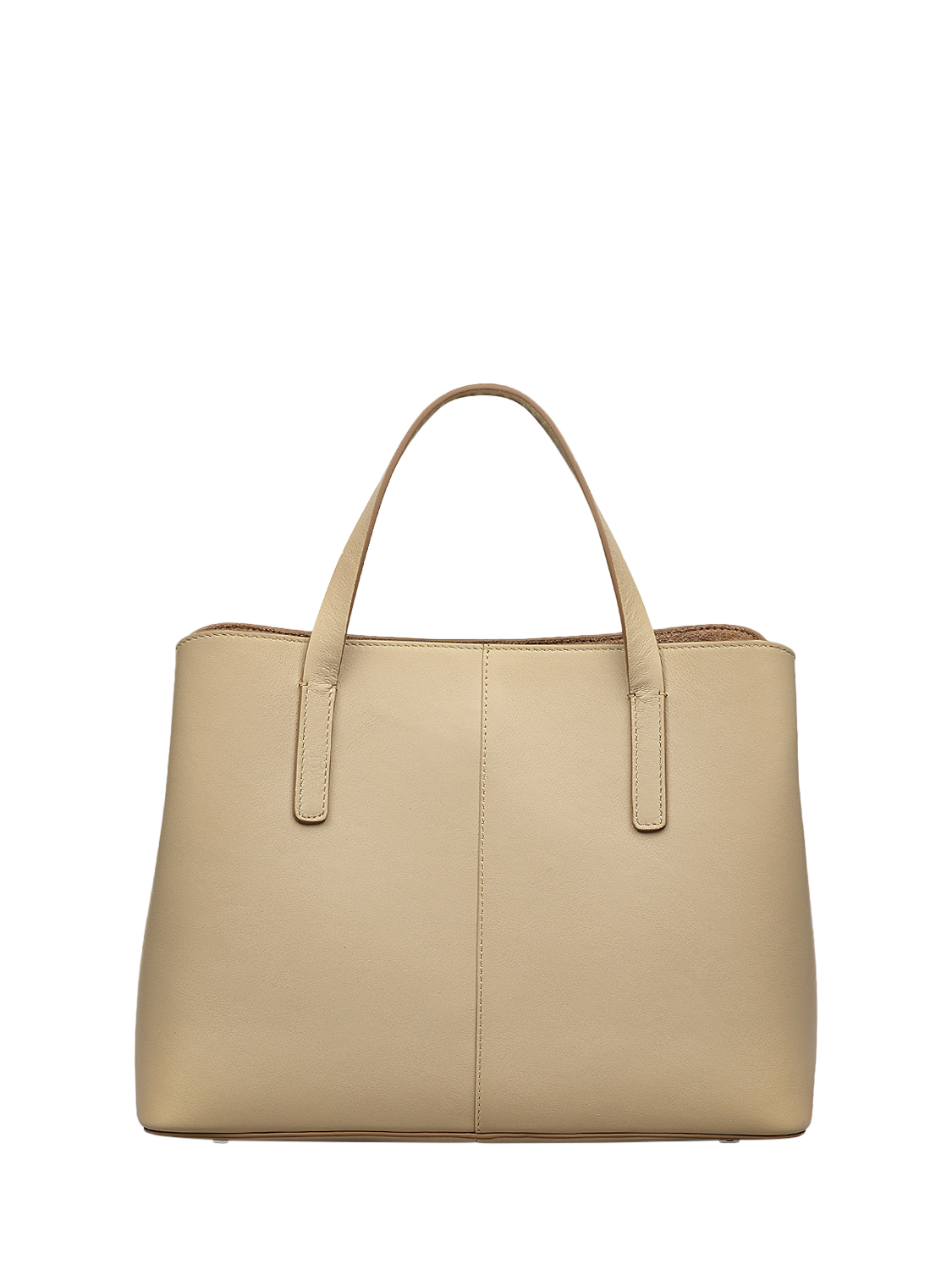 Product image 2 of 4, which shows Radley Dukes Place Leather Medium Zip-Top Grab Bag, Stone