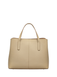 Radley Dukes Place Leather Medium Zip-Top Grab Bag, Stone