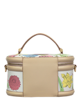 Radley RHS Floral Leather Crossbody Vanity Bag, Chalk
