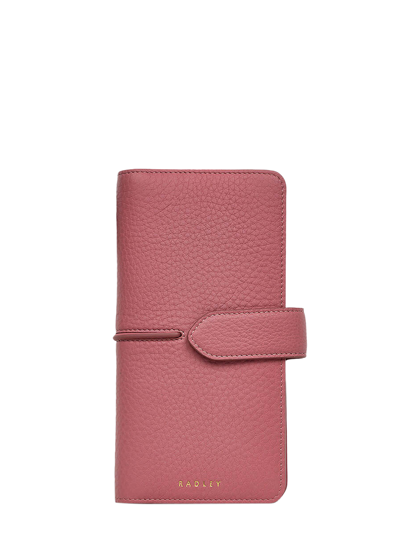 Product image 1 of 3, which shows Radley Hillgate Leather Large Bifold Purse, Sienna Pink