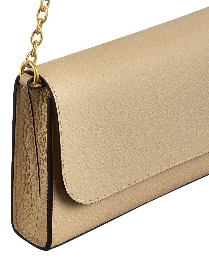 Product image 4 of 4, which shows Radley The Rathbone Leather Large Phone Cross Body Bag, Stone