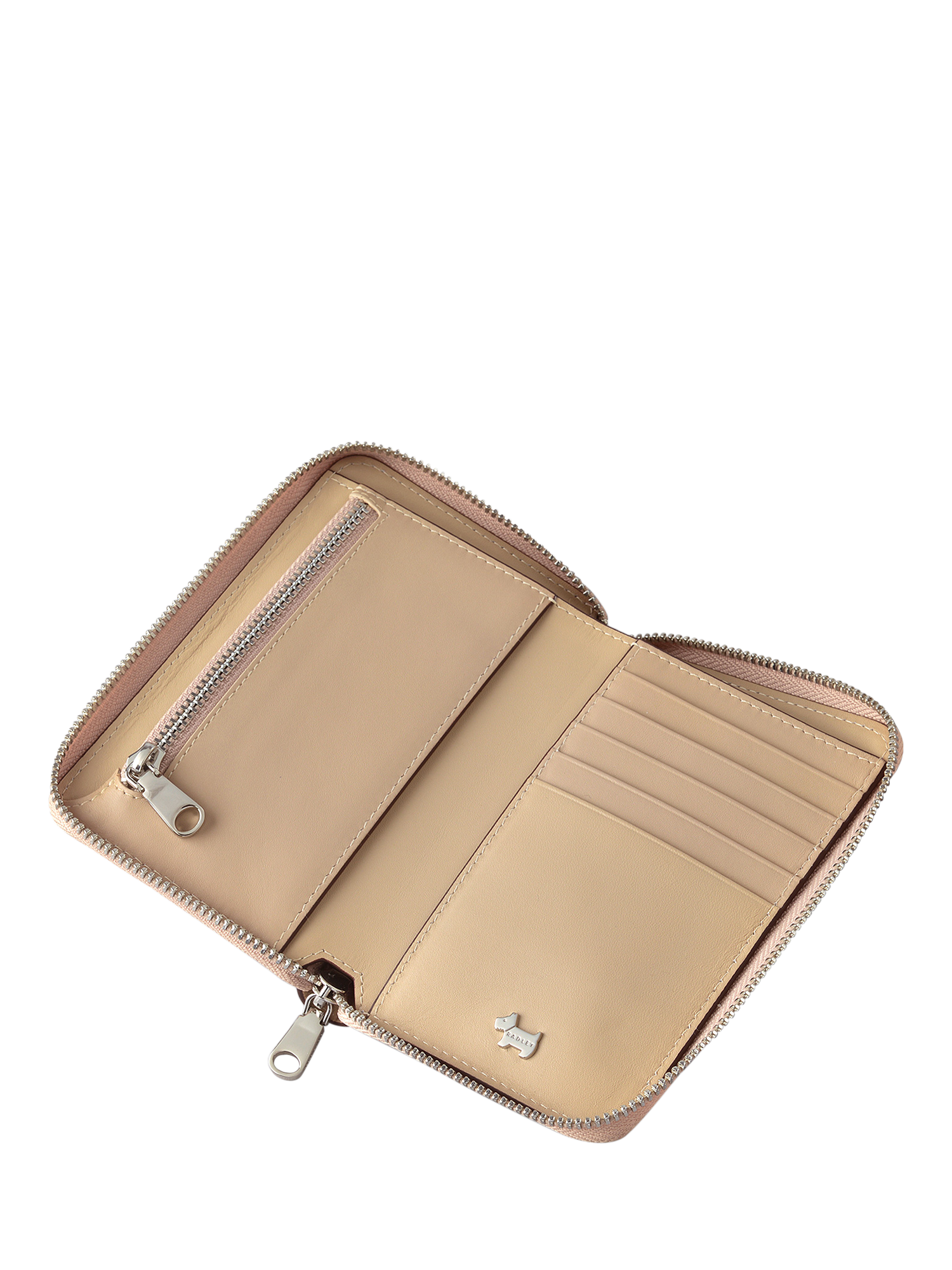 Product image 3 of 3, which shows Radley Pockets Leather Medium Purse, Stone