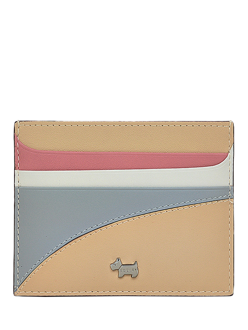 Radley Harrowby Street Leather Small Card Holder, Stone