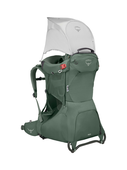 Osprey Poco Child Carrier, Korseret Green - view 2, Korseret Green