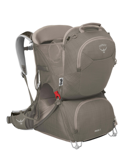Osprey Poco LT Child Carrier, Tan Concrete
