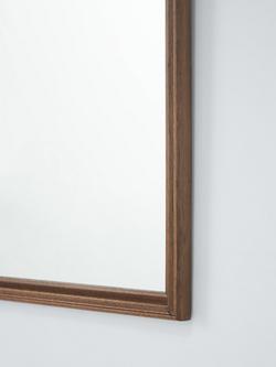 John Lewis Farmhouse Wood Frame Overmantel Wall Mirror, 95 x 105cm, Walnut - view 2, Walnut