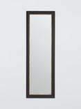 John Lewis Georgian Full-Length Rectangular Leaner/Wall Mirror, 180 x 60cm, Black