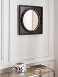 John Lewis Georgian Square Wall Mirror, 50cm, Black