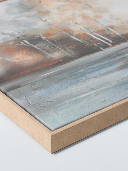 John Lewis 'Trees on the Lake' Framed Canvas Print, 50 x 100cm - view 2, Multi