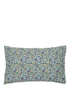 Land & Shore Bramble Pair Standard Pillowcase, Blue/Multi
