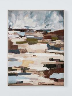 John Lewis 'Autumn Scene' Abstract Framed Print, 80 x 60cm, Multi, Multi