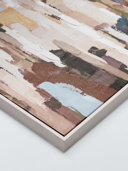 John Lewis 'Autumn Scene' Abstract Framed Print, 80 x 60cm, Multi - view 2, Multi