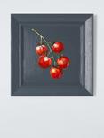 John Lewis Kitchen Art 'Tomatoes' Hand Painted Wall Art, 30 x 30cm, Navy