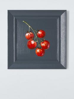 John Lewis Kitchen Art 'Tomatoes' Hand Painted Wall Art, 30 x 30cm, Navy, Navy