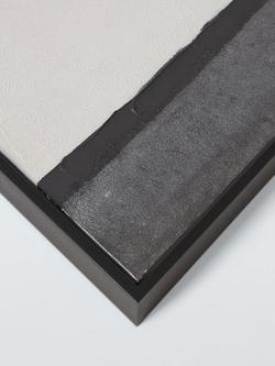 John Lewis 'Mono Shapes' Abstract Framed Print, 80 x 80cm, Black/White - view 2, Black And White