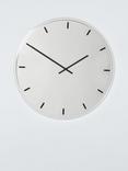 John Lewis Bevel Glass Wall Clock, 50cm