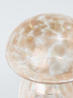 John Lewis 10 LED Glitter Mushroom, H15cm - view 2, Brown