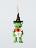 John Lewis Halloween Frog Felt Hanging Decoration