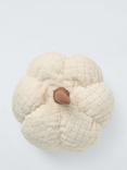 John Lewis Pumpkin Cushion, Large, Cream