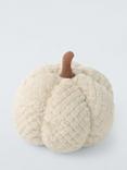 John Lewis Pumpkin Cushion, Large, Cream