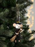 John Lewis Halloween Witch Mouse Felt Hanging Decoration