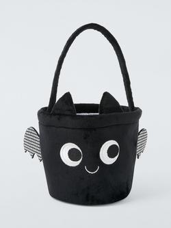 John Lewis Bat Bucket Bag - view 2, Black