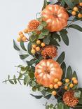 John Lewis Pumpkin & Berries Wreath, Dia.50cm