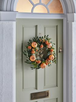 John Lewis Pumpkin & Berries Wreath, Dia.50cm - view 2, Multi