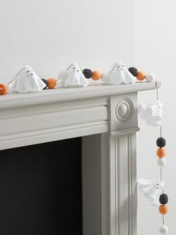 John Lewis Felt Ghost Garland, L180cm - view 2, Multi