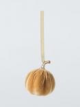 John Lewis Velour Hanging Pumpkins, Pack of 8