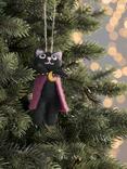 John Lewis Vampire Cat Felt Tree Decoration